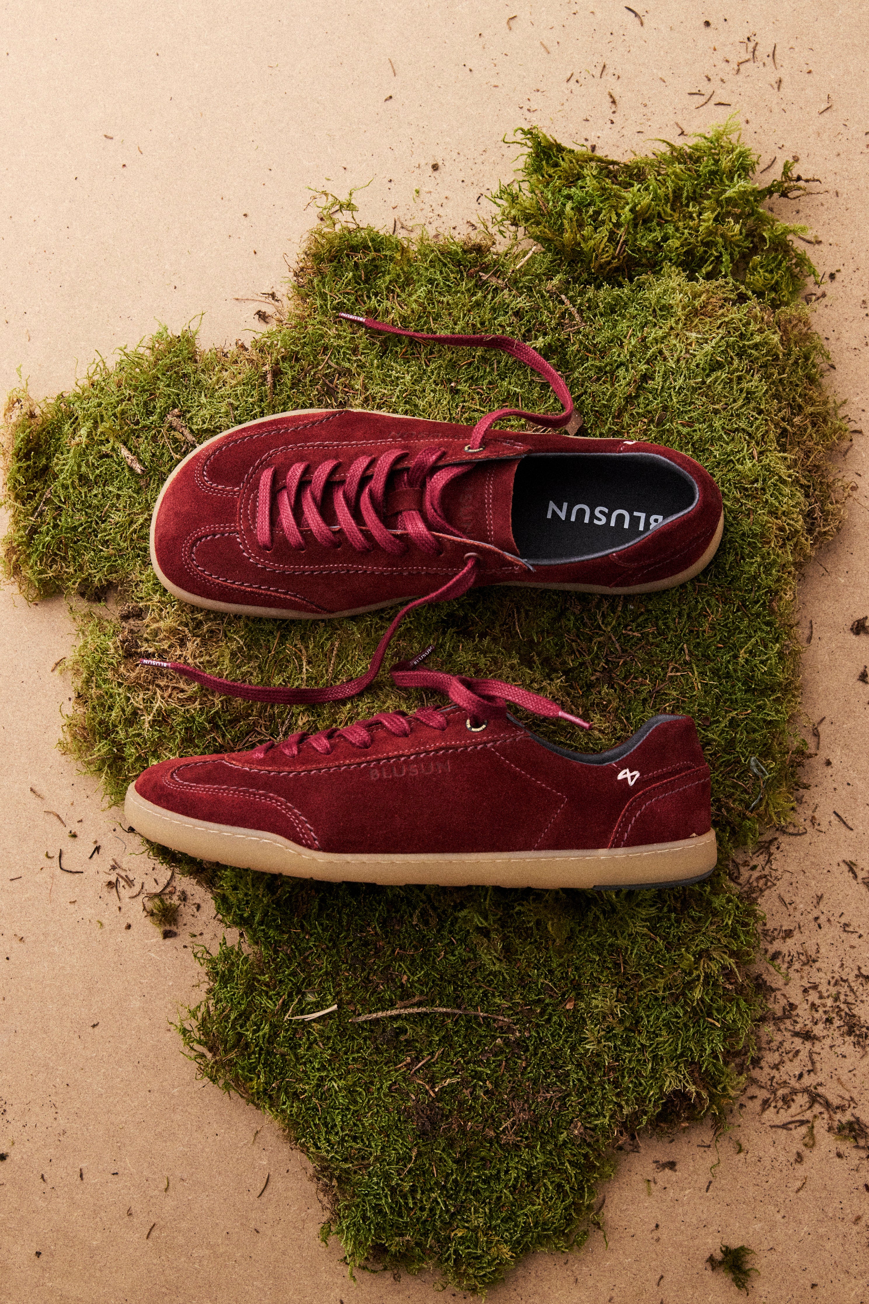blusun-blsn-220w-damen-barfu-sneaker-rust-veloursleder image 2