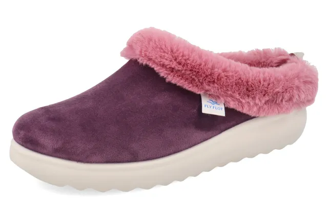 fly-flot-damen-pantolette-aus-panno-mit-wechsel-fu-bett-4-cm-sohle image 1