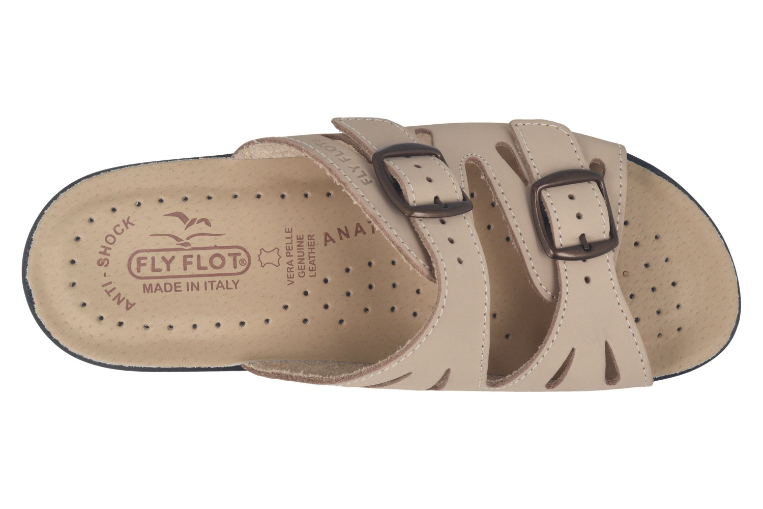 fly-flot-damen-pantolette-leder-mit-verstellbarer-schnalle image 6