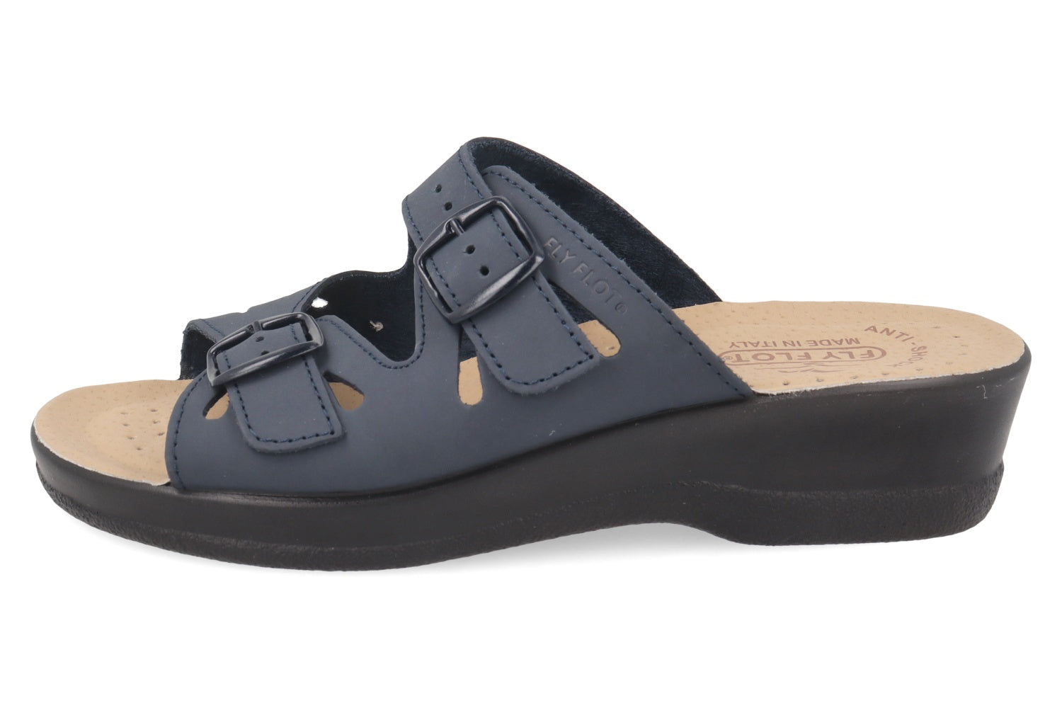 fly-flot-damen-pantolette-leder-mit-verstellbarer-schnalle image 3