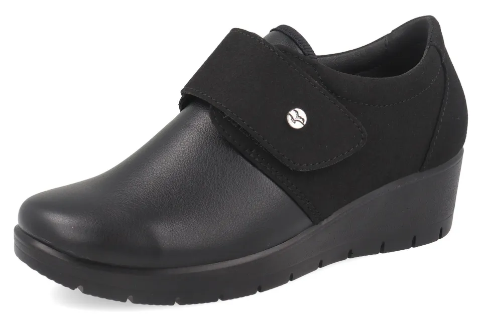 fly-flot-damen-schuh-aus-elastischer-microfaser-mit-klett-und-4-8-cm-sohle image 1