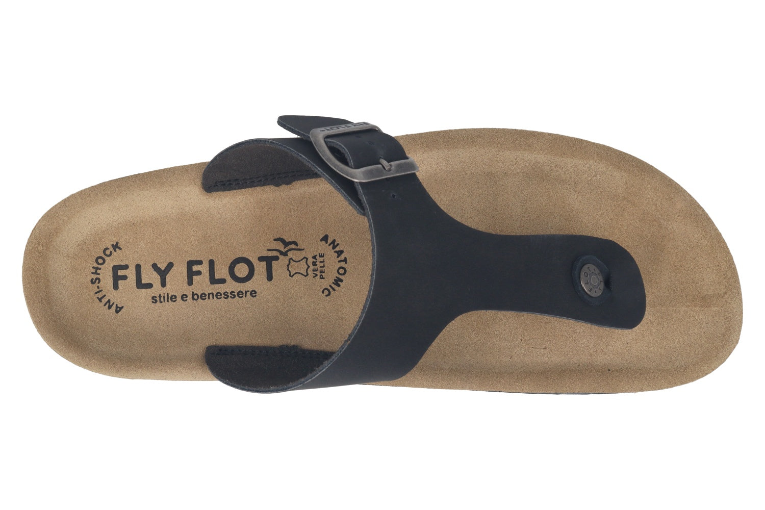 fly-flot-ciabatta-herren-pantolette-aus-ecopelle-lederfu-bett-3-cm-sohle image 2