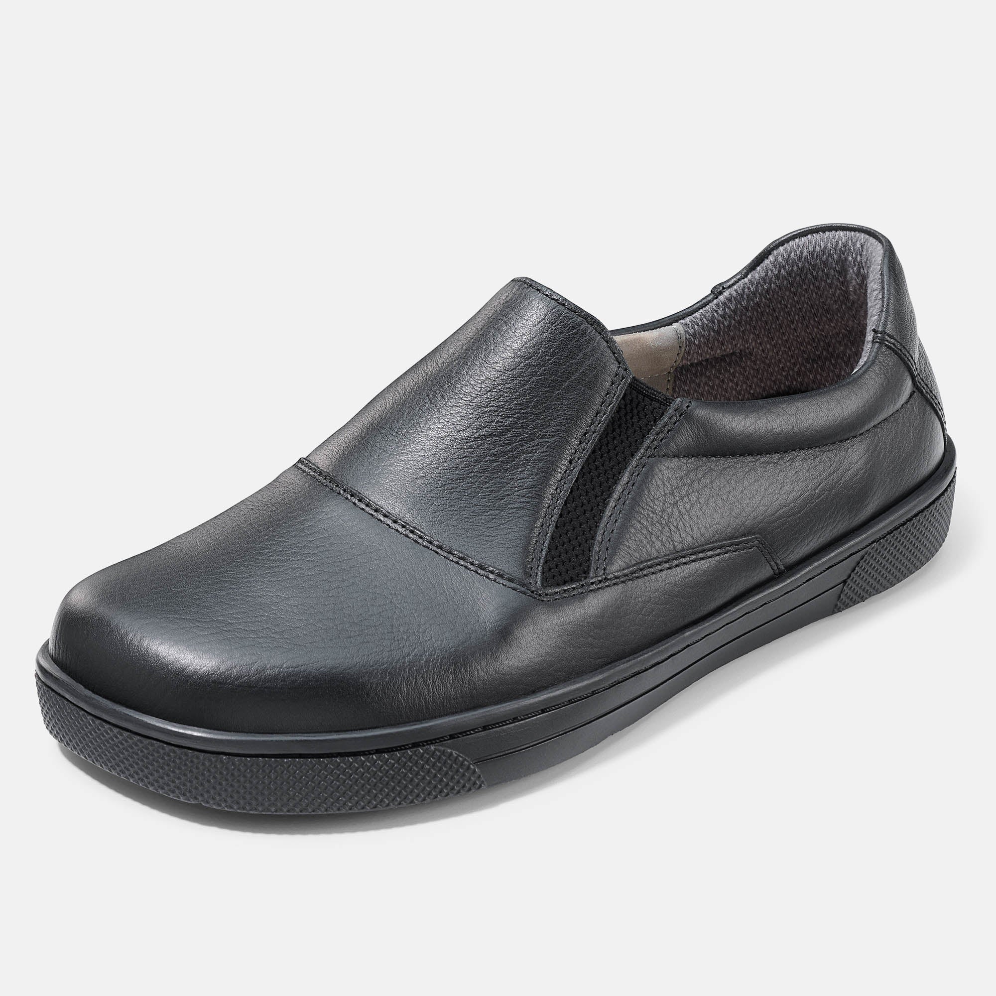 b-r-bastian-herren-slipper-schwarz-flach image 4