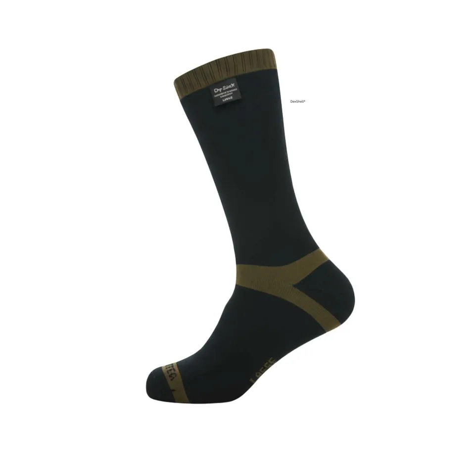 b-r-trekking-socken-dex-shell-gr-n-wasserdicht-merinowolle image 1